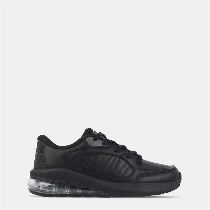 Everlast Boys Black Kids' Assist Lightweight Basketball Trainers in Size 2, Sports Direct