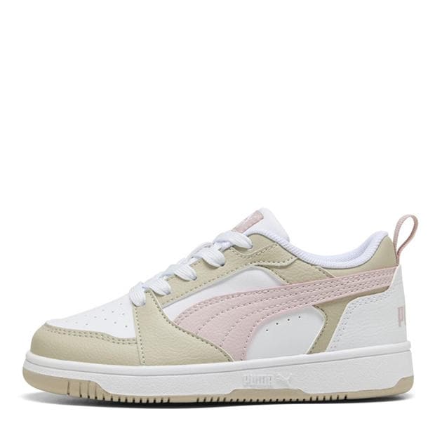 WhtMvMstDsrtDst - Puma - Unisex Kids' Rebound V6 Low-Top Trainers