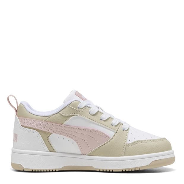 WhtMvMstDsrtDst - Puma - Unisex Kids' Rebound V6 Low-Top Trainers