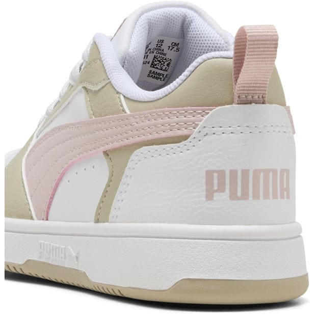 WhtMvMstDsrtDst - Puma - Unisex Kids' Rebound V6 Low-Top Trainers