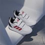 White/Red/Navy - adidas - Tensaur 3.0 Children Court Shoes