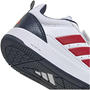 White/Red/Navy - adidas - Tensaur 3.0 Children Court Shoes