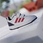 White/Red/Navy - adidas - Tensaur 3.0 Children Court Shoes