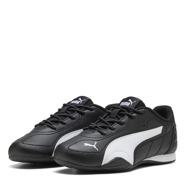 Puma Boys Black Catch Trainers  in Size C11, Sports Direct