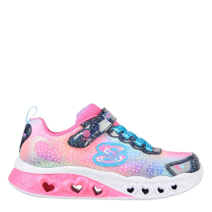 Skechers Girls Pink Flutter Heart  Trainers in Size C12, Sports Direct