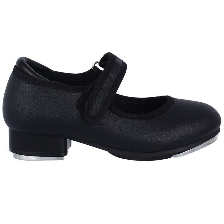 Slazenger Boys Black Pu Velcro Infant Tap Shoes in Size C5, Sports Direct