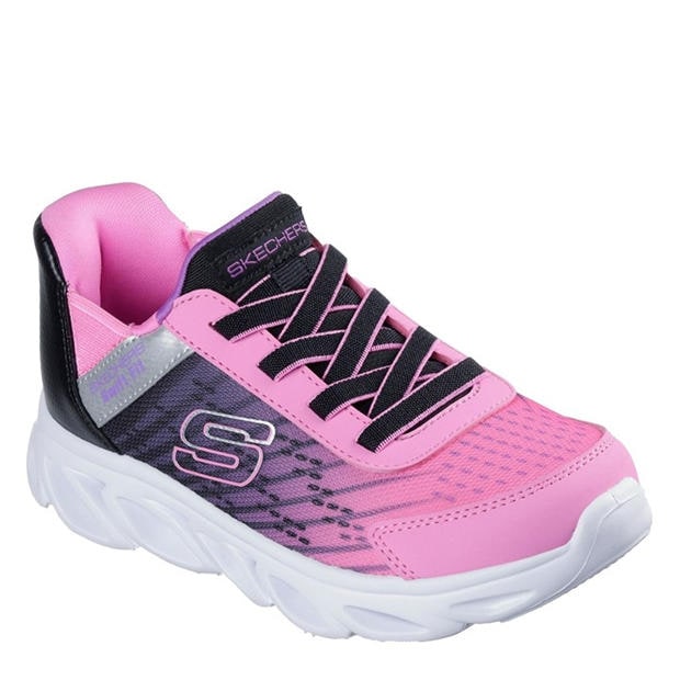 Black/Multi - Skechers - Unisex Kids Flex Glide Slip On Runners