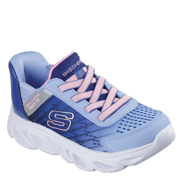 Navy/Multi - Skechers - Unisex Kids Flex Glide Slip On Runners