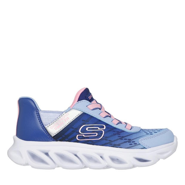 Navy/Multi - Skechers - Unisex Kids' Flex Glide Slip On Runners