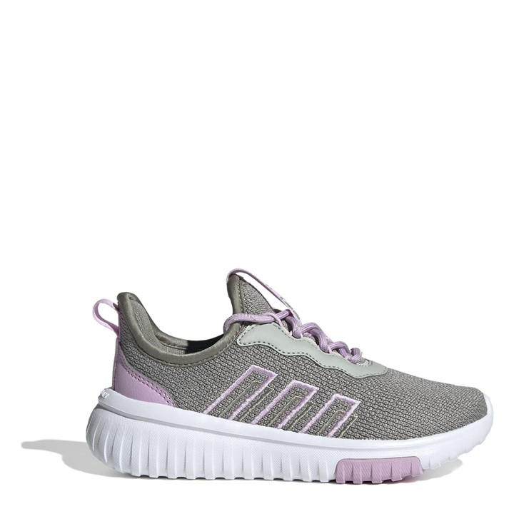 Adidas Girls Grey Kaptir Flow 4.0 Shoes  in Size C12, Sports Direct