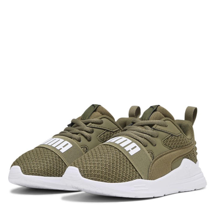 Puma Boys Green Kids' Wired Run Pure Runner in Size C10, Sports Direct