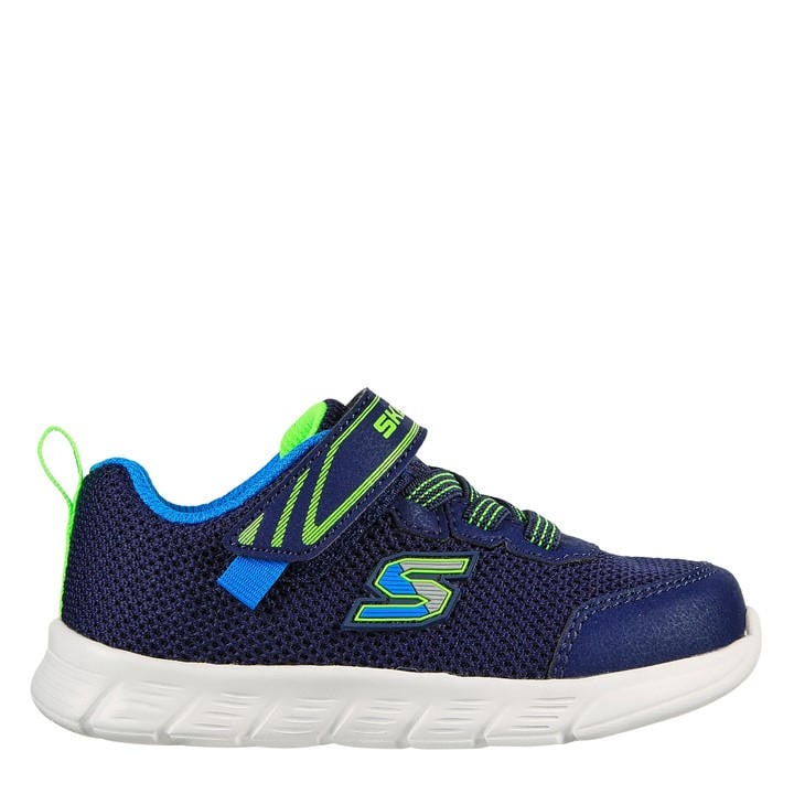 Skechers Boys Blue Comfy Flex Infant Trainers in Size C7, Sports Direct