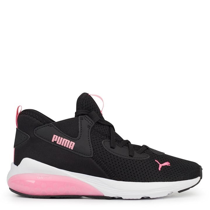 Puma Girls Black Cell Vive Evo Trainers  in Size C12, Sports Direct