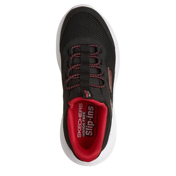 Black/Red - Skechers - Kids' Bounder Slip On Runners