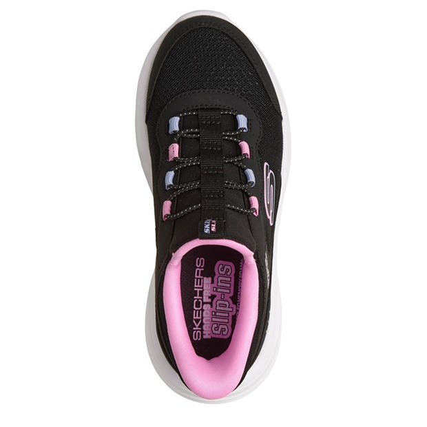 Black/Pink - Skechers - Slip-ins Bounder Shoes Childrens