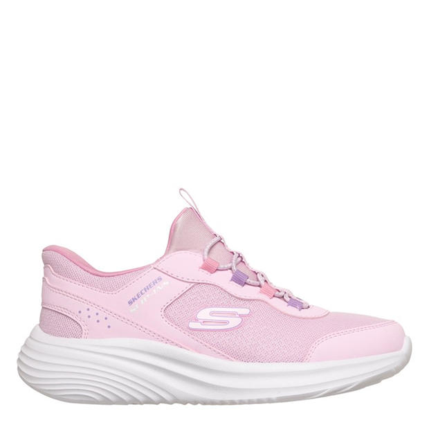 Pink/White - Skechers - Slip-ins Bounder Shoes Childrens