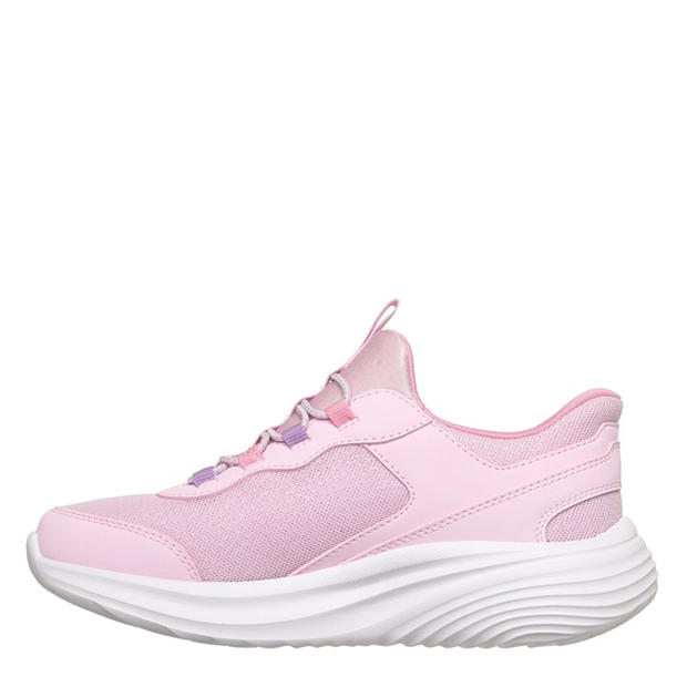 Pink/White - Skechers - Slip-ins Bounder Shoes Childrens