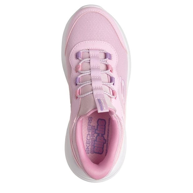 Pink/White - Skechers - Slip-ins Bounder Shoes Childrens