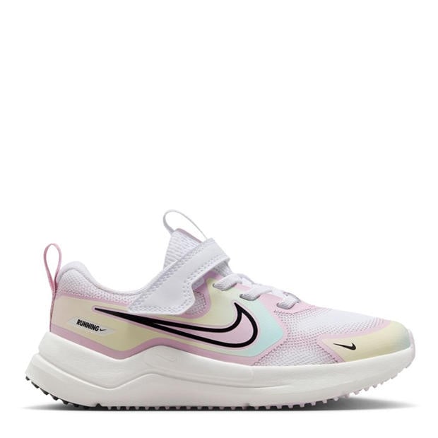 Wht/Blk/Lilac - Nike - Cosmic Runners Childrens