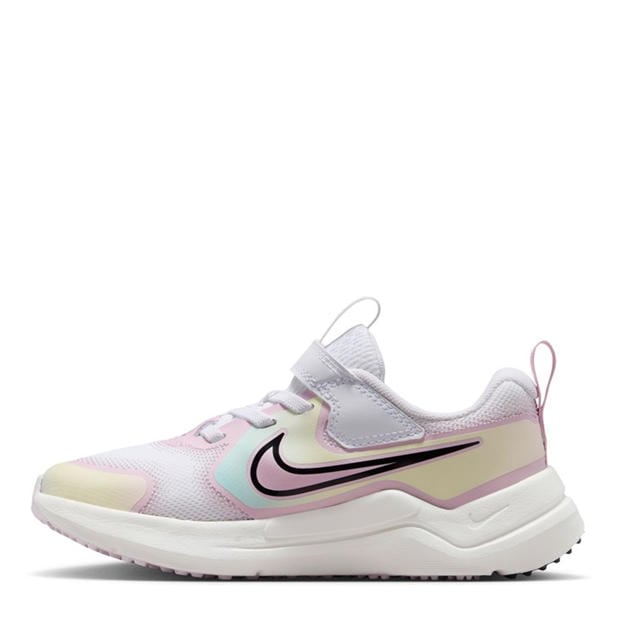 Wht/Blk/Lilac - Nike - Cosmic Runners Childrens