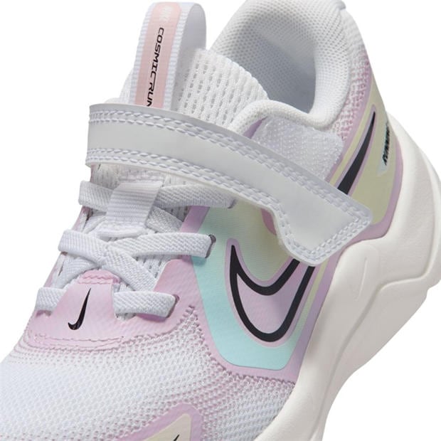 Wht/Blk/Lilac - Nike - Cosmic Runners Childrens