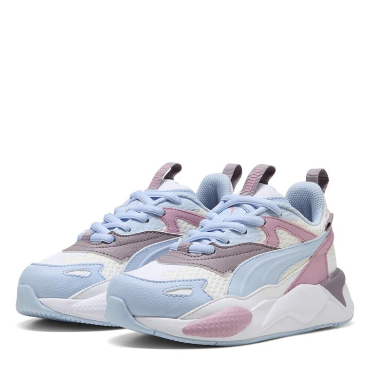 Puma  Kids White Kids' Rs-X Efekt Chunky Trainers in Size 2.5, Sports Direct