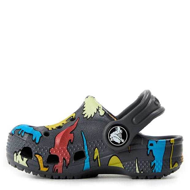 Dino Print - Crocs - Kids' Baya Clogs