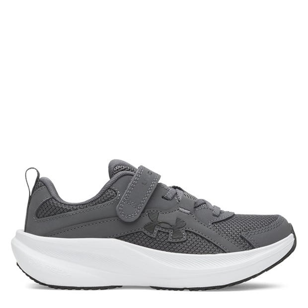 Grey/White - Under Armour - Kids' Assert 11 Runners