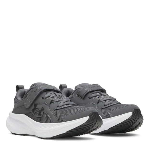 Grey/White - Under Armour - Kids' Assert 11 Runners