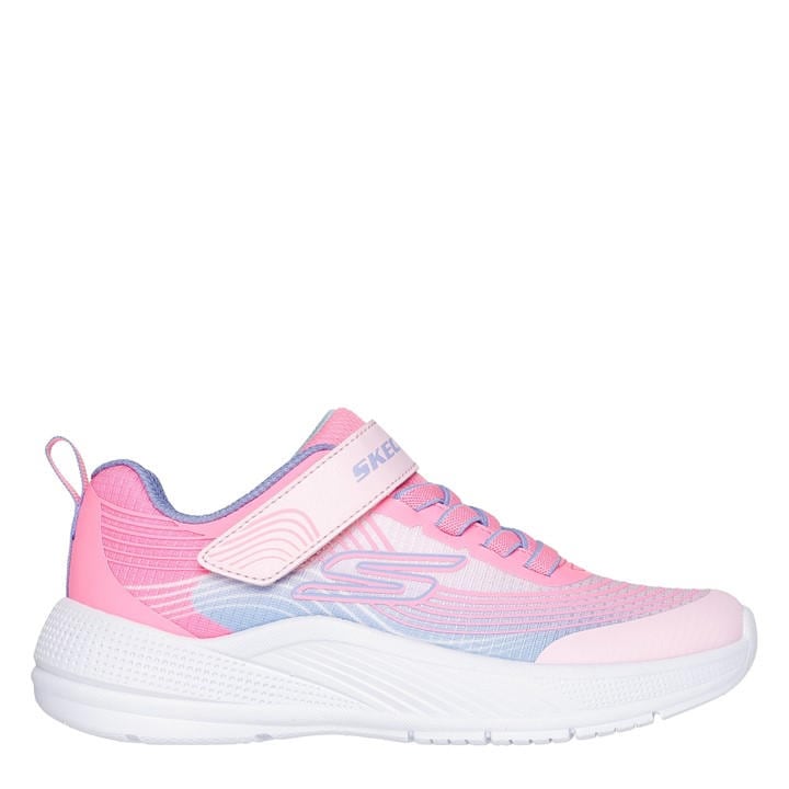Skechers Girls Pink Microspec Runners  in Size C11, Sports Direct