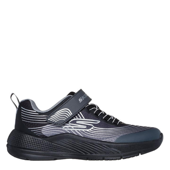 Skechers Boys Silver Microspec T Runners  in Size C11, Sports Direct
