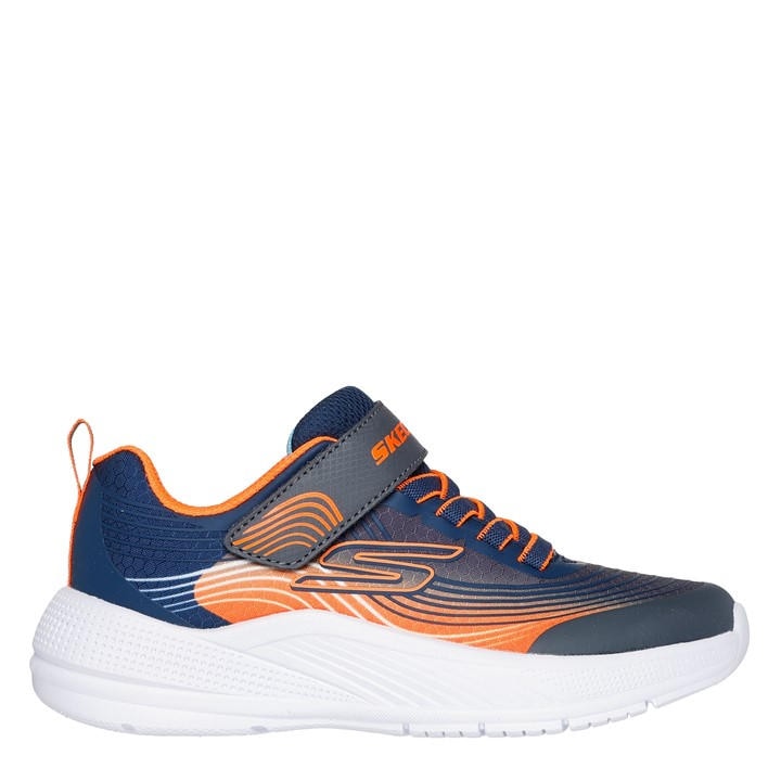 Skechers Boys Blue Microspec T Runners  in Size C13, Sports Direct