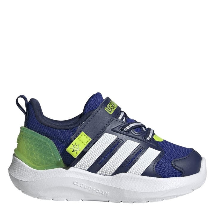 Adidas Boys Blue Lightorama Light Up Shoes  in Size C7, Sports Direct