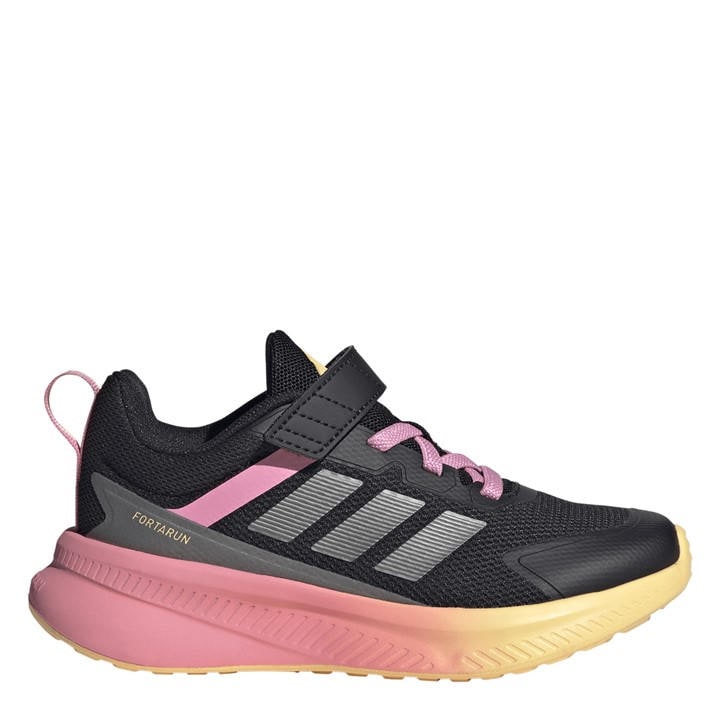 Adidas Girls Black Kids' Trainers in Size C10, Sports Direct