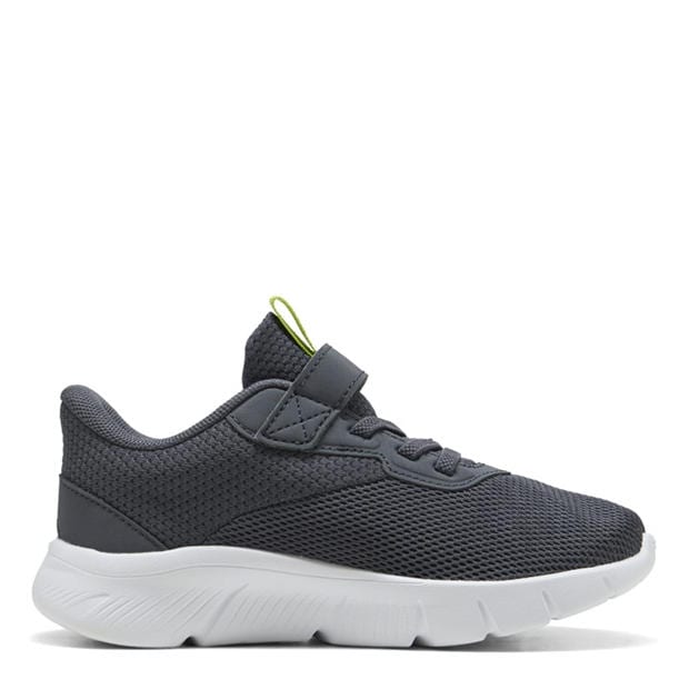 Grey/Volt - Puma - Flexfocus Modern Running Shoes Childrens