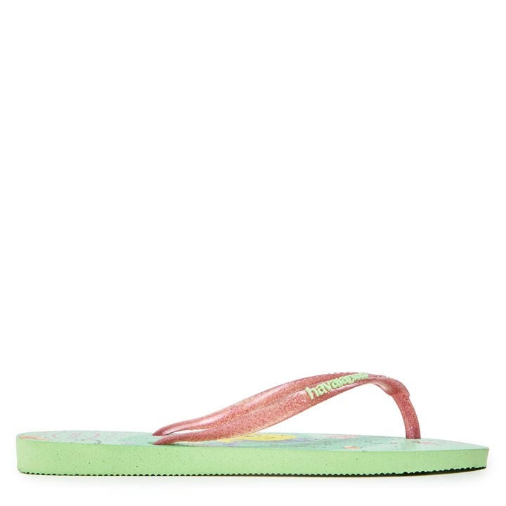 Havaianas Flip Flops Slim Princess Metallic Rubber, Kids Size 33/34 - Image 2