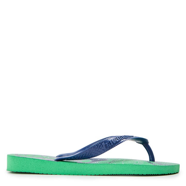 Havaianas  Kids Green Flip Flops in Size 1.5, Sports Direct
