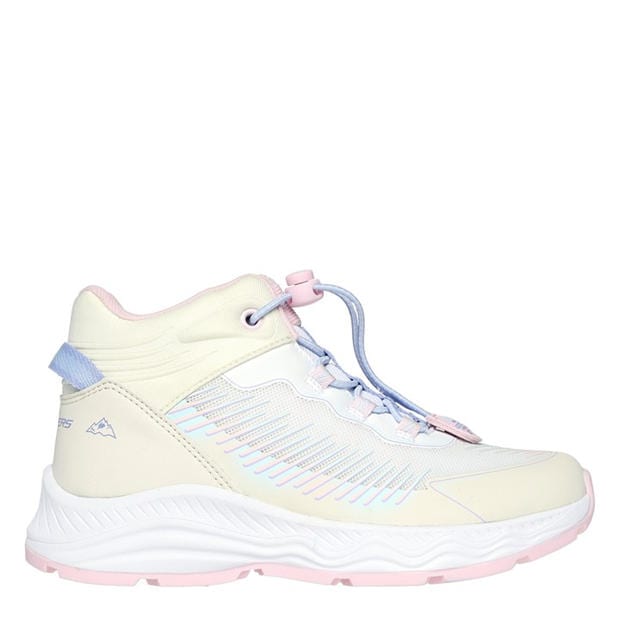Off White/Pink - Skechers - Kids' Casual Low-Top Trainers