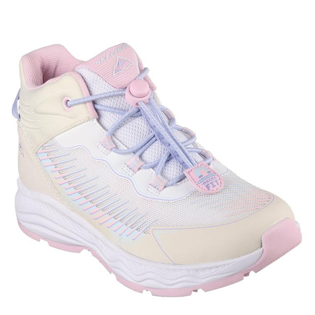 Off White/Pink - Skechers - Kids' Casual Low-Top Trainers