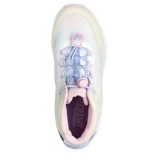 Off White/Pink - Skechers - Kids' Casual Low-Top Trainers