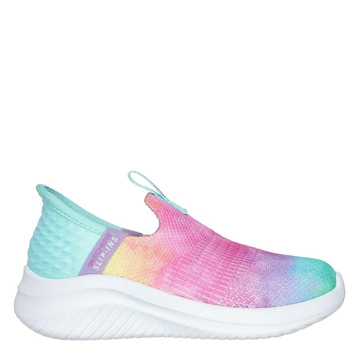 Skechers  Kids  Slip-Ins Stretch Fit Print Kn Slip On Trainers in Size C9, Sports Direct