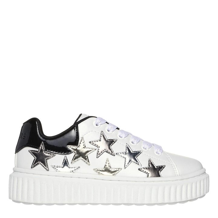 Skechers  Kids White Kids' Casual Low-Top Trainers in Size C13.5, Sports Direct