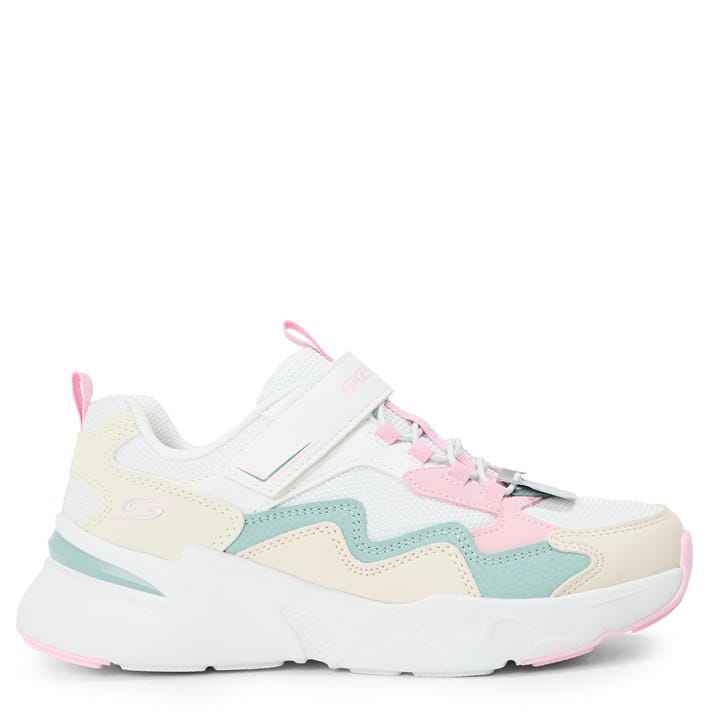 Skechers  Kids White Kids' Casual Low-Top Trainers in Size 1.5, Sports Direct
