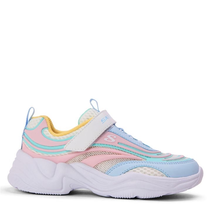 Skechers  Kids White ' Slip On Trainers in Size 2, Sports Direct