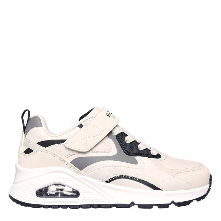 Skechers  Kids Neutral Gore & Strap Sneaker W Overlays Low-Top Trainers in Size C11, Sports Direct