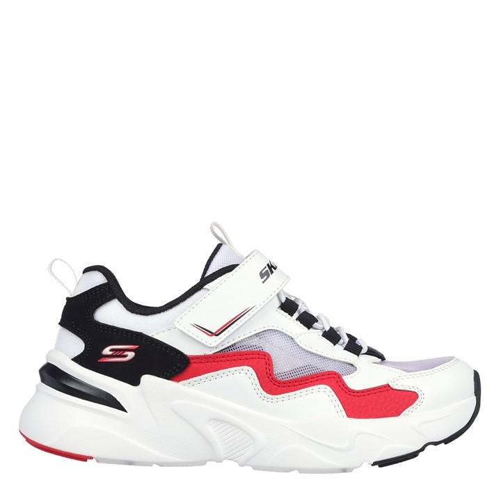 Skechers  Kids White Kids' Casual Low-Top Trainers in Size C13, Sports Direct