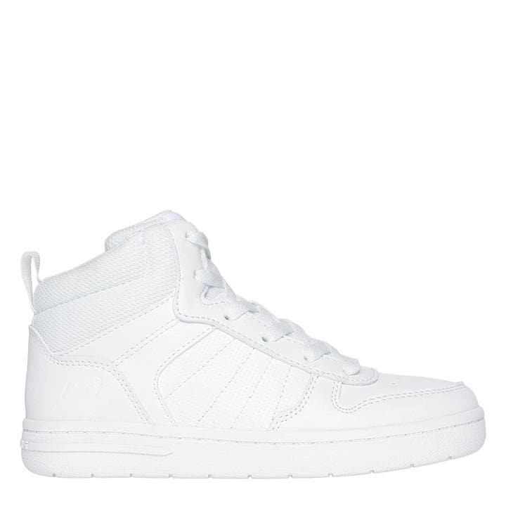 Skechers  Kids White ' High-Top Trainers in Size C12, Sports Direct