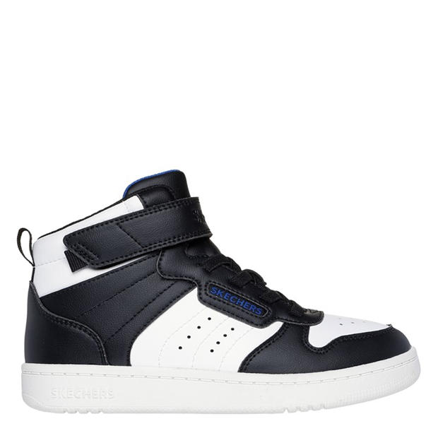Black/White - Skechers - High Top Gore & Strap Sneaker W Qtr High-Top Trainers Unisex Kids