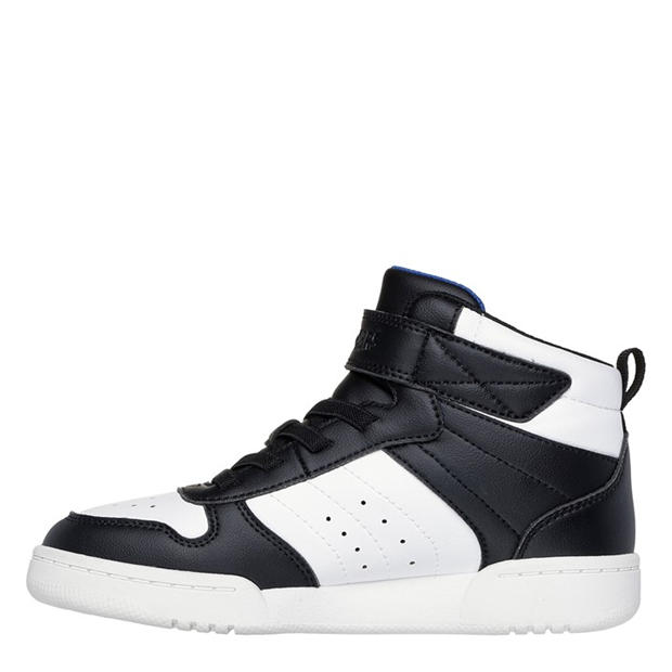 Black/White - Skechers - High Top Gore & Strap Sneaker W Qtr High-Top Trainers Unisex Kids