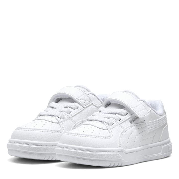 Puma Boys White  Caven Low-Top Trainers in Size C3, Sports Direct